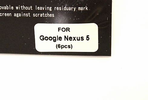 billigamobilskydd.seLG Google Nexus 5 skrmskydd, 6-pack (E980/D821)