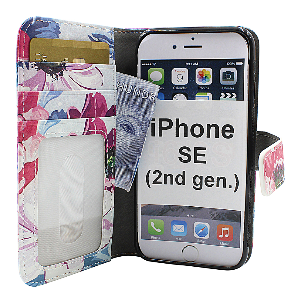 billigamobilskydd.seSkimblocker Magnet Designwallet iPhone SE (2nd Generation)