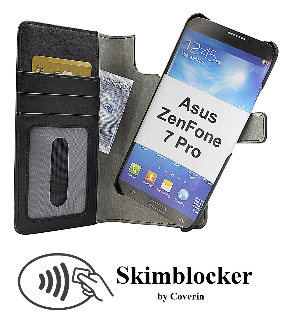 CoverInSkimblocker Magnet Fodral Asus ZenFone 7 Pro (ZS671KS)