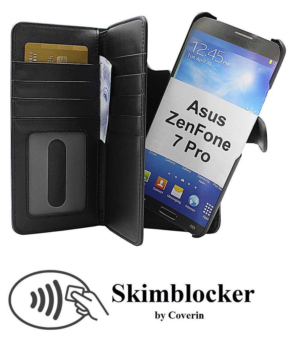 CoverInSkimblocker XL Magnet Fodral Asus ZenFone 7 Pro (ZS671KS)