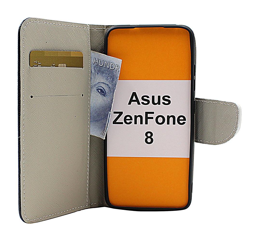 billigamobilskydd.seDesignwallet Asus ZenFone 8 (ZS590KS)