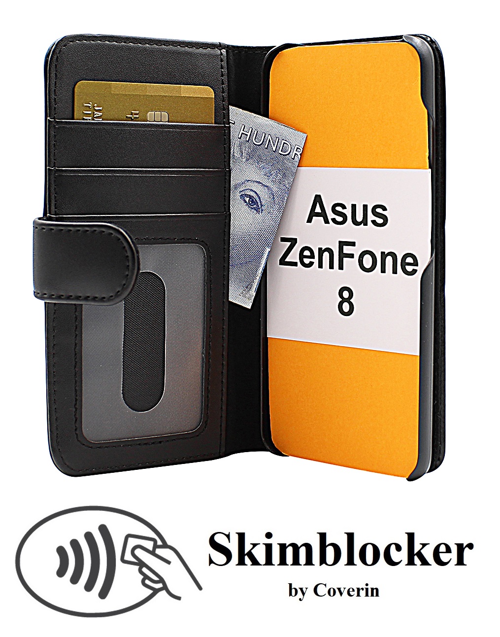 CoverInSkimblocker Plnboksfodral Asus ZenFone 8 (ZS590KS)