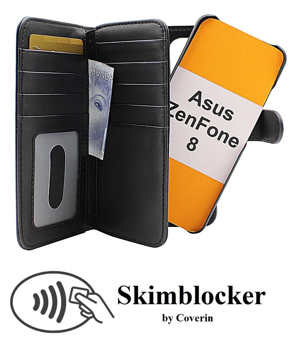 CoverInSkimblocker XL Magnet Fodral Asus ZenFone 8 (ZS590KS)