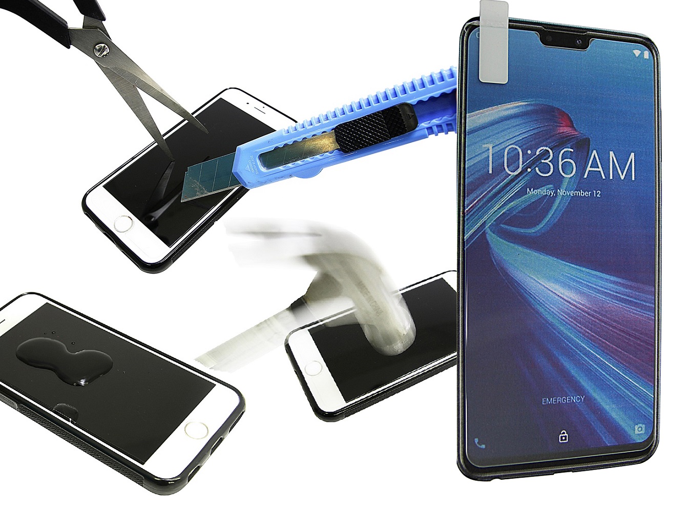 Product Image for Härdat glas Asus Zenfone Max Pro M2 (ZB631KL)