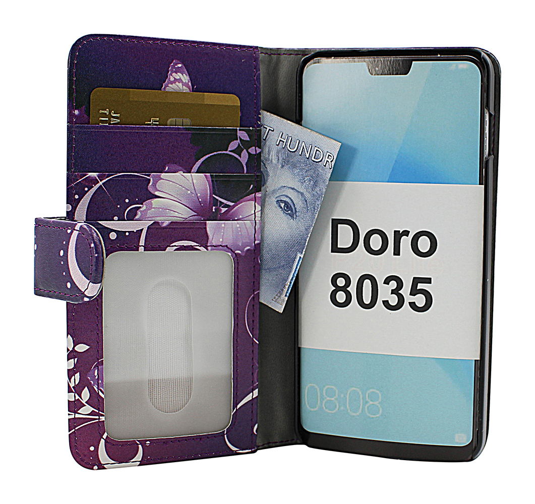 CoverInSkimblocker Designwallet Doro 8035