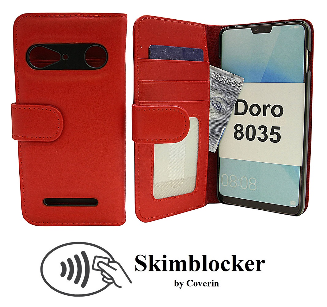 CoverInSkimblocker Plnboksfodral Doro 8035