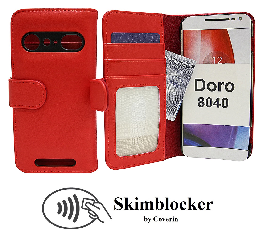CoverInSkimblocker Plnboksfodral Doro 8040