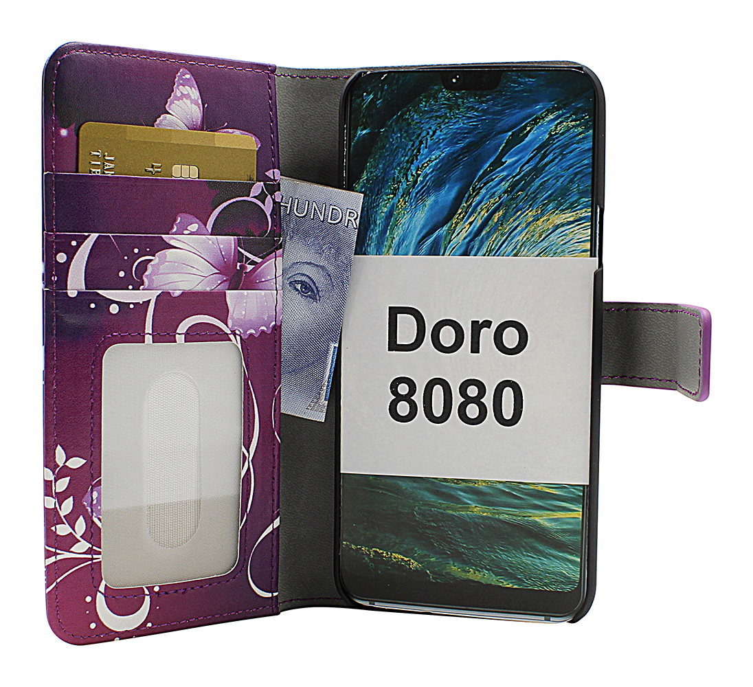 CoverInSkimblocker Magnet Designwallet Doro 8080