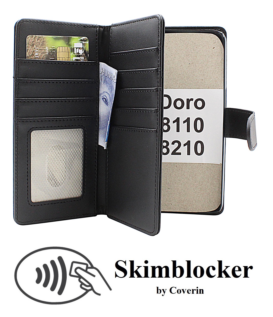 Skimblocker Doro 8110 / 8210 XL Plånboksfodral