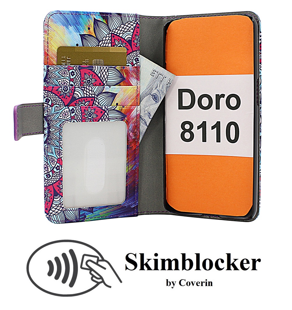 CoverInSkimblocker Designwallet Doro 8110