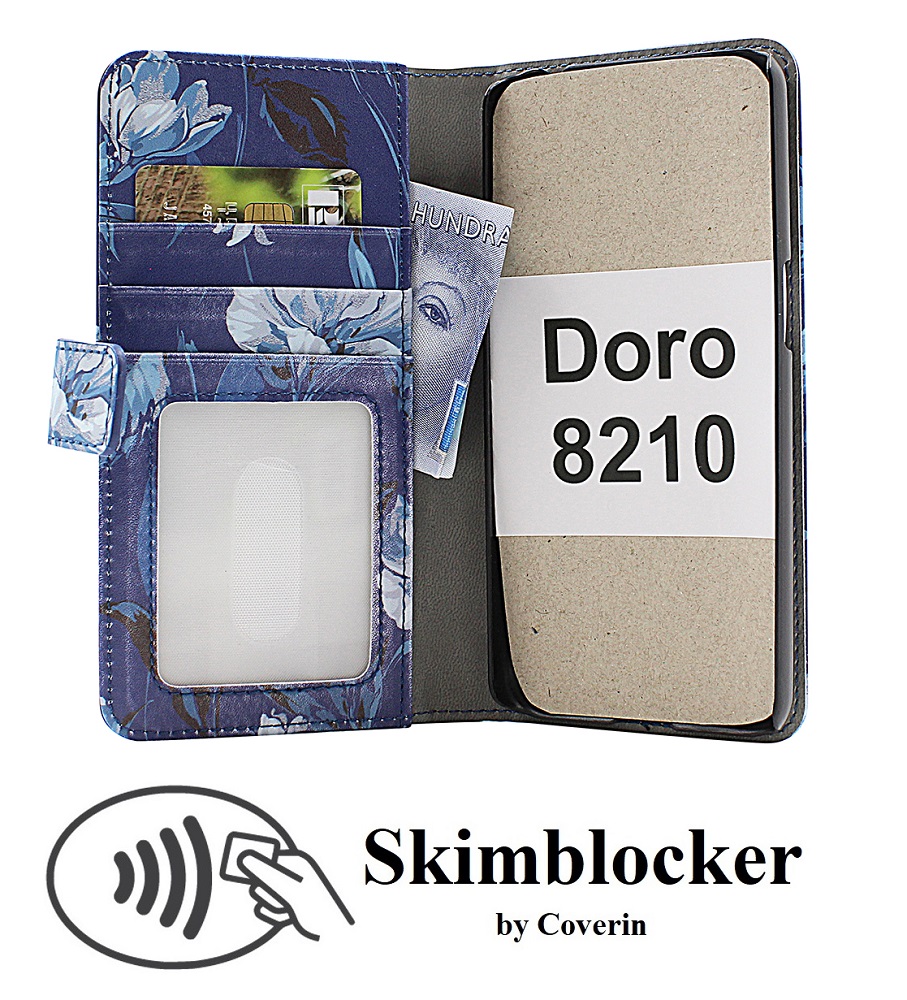 CoverInSkimblocker Designwallet Doro 8210