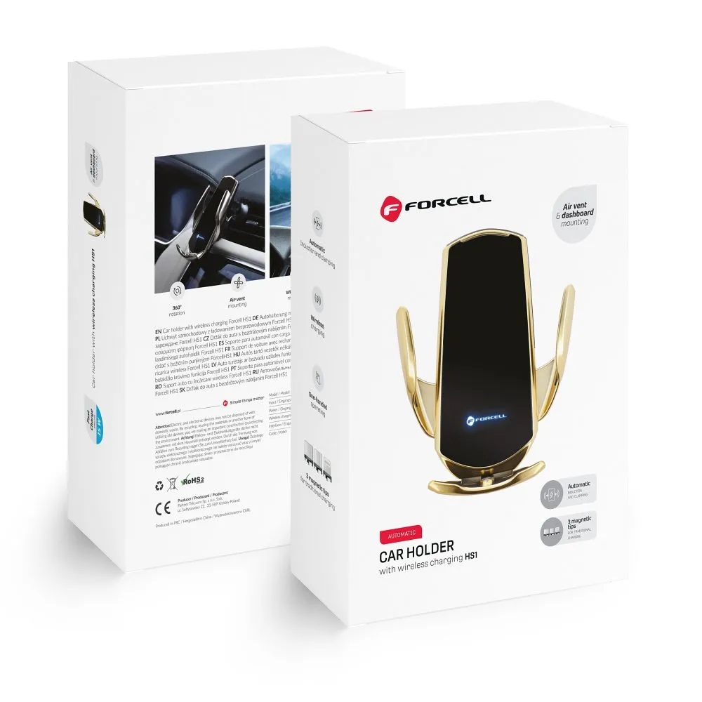 Product Image for Universal bilhållare med trådlös laddning