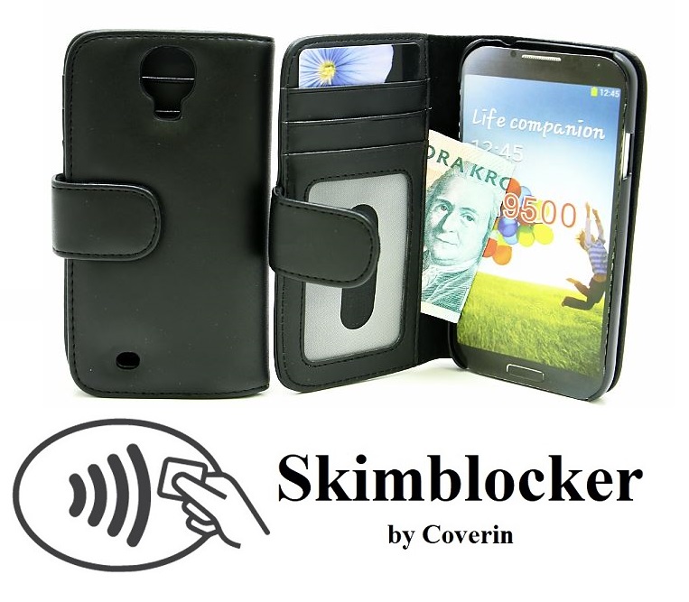 CoverInSkimblocker Plnboksfodral Samsung Galaxy S4 (i9500)
