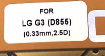 billigamobilskydd.seSkrmskydd av hrdat glas LG G3 (D855)