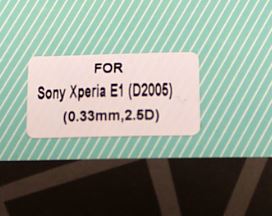 billigamobilskydd.seSkrmskydd av hrdat glas Sony Xperia E1 (D2005)