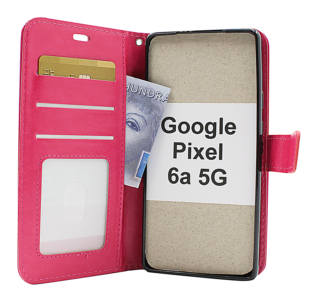 Product Image for Crazy Horse Wallet Google Pixel 6a 5G