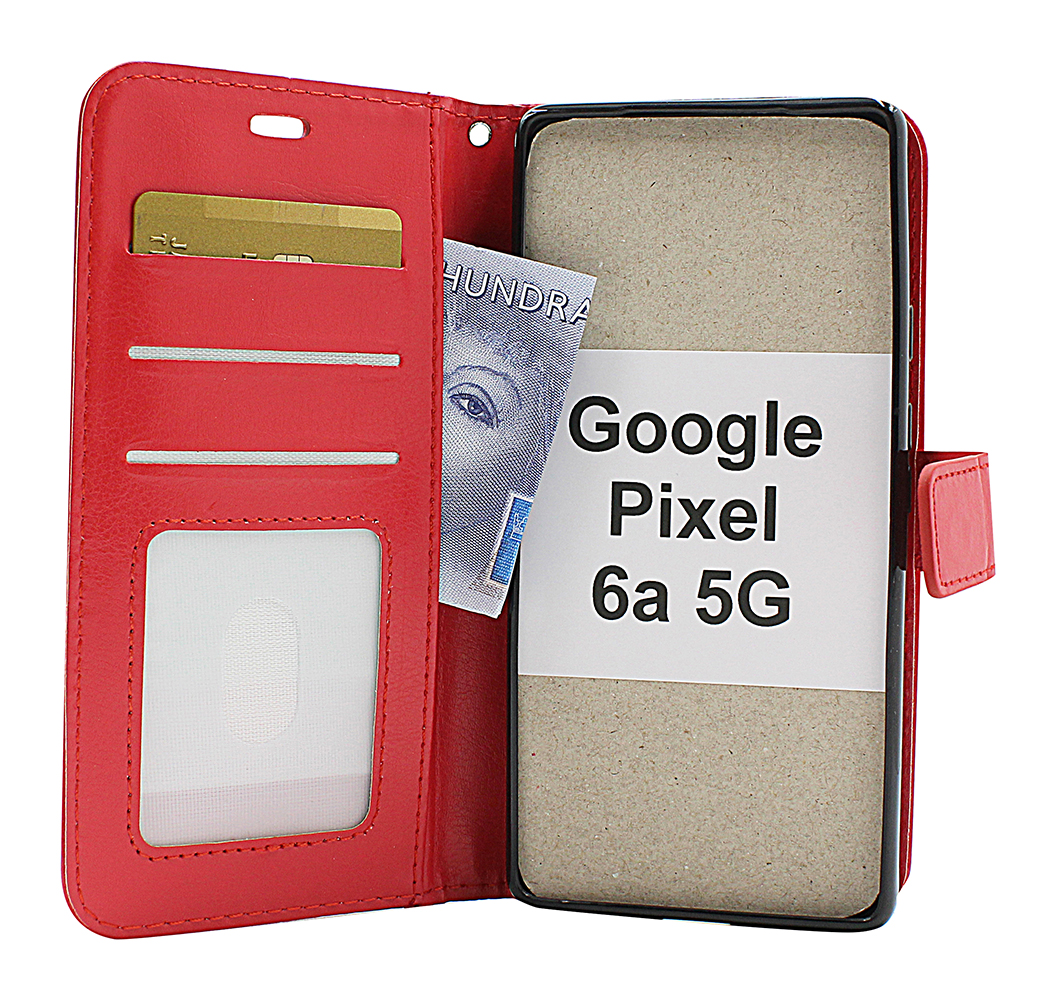 Product Image for Crazy Horse Wallet Google Pixel 6a 5G