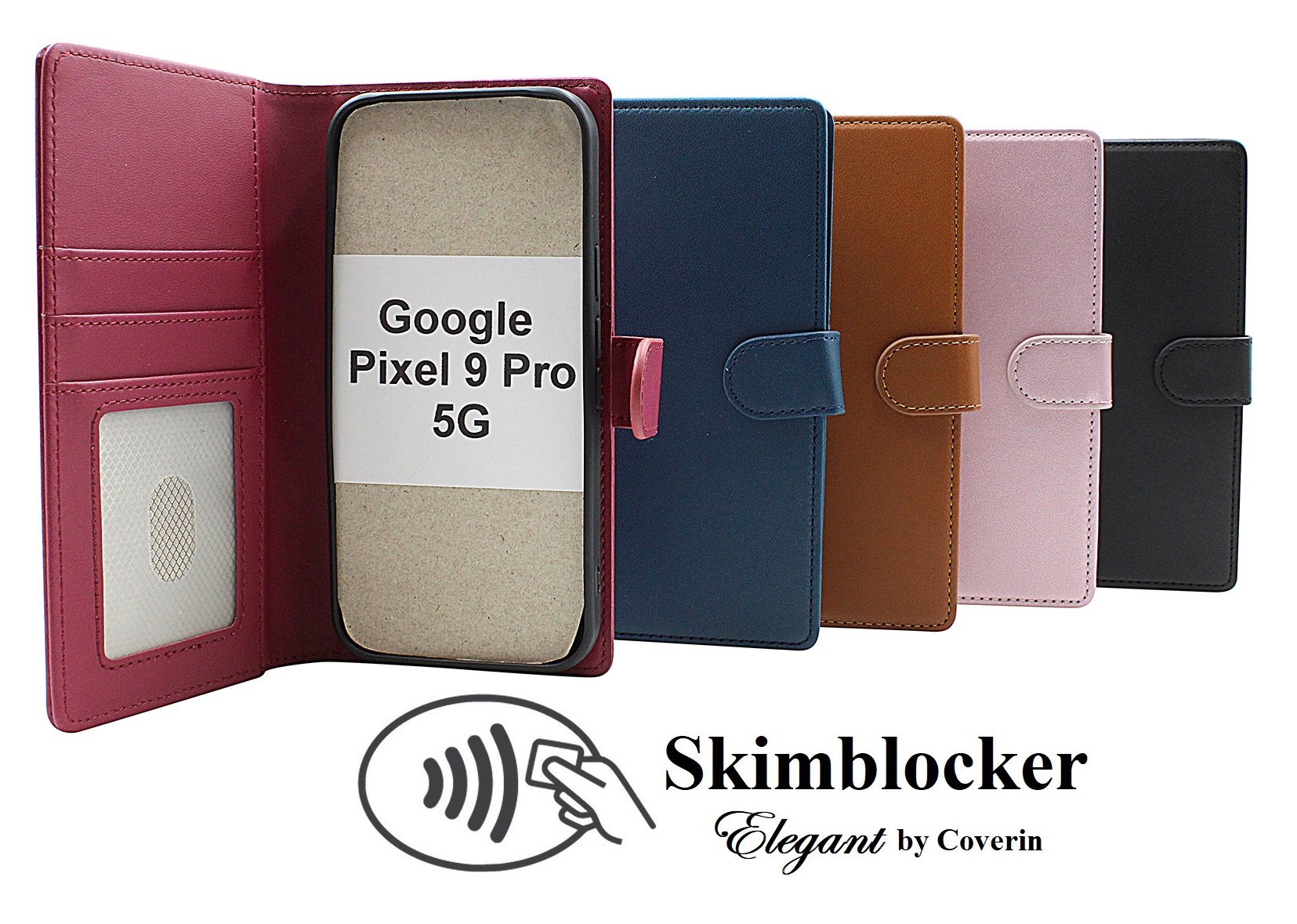 Product Image for Skimblocker Google Pixel 9 / Pixel 9 Pro 5G Plånboksfodral