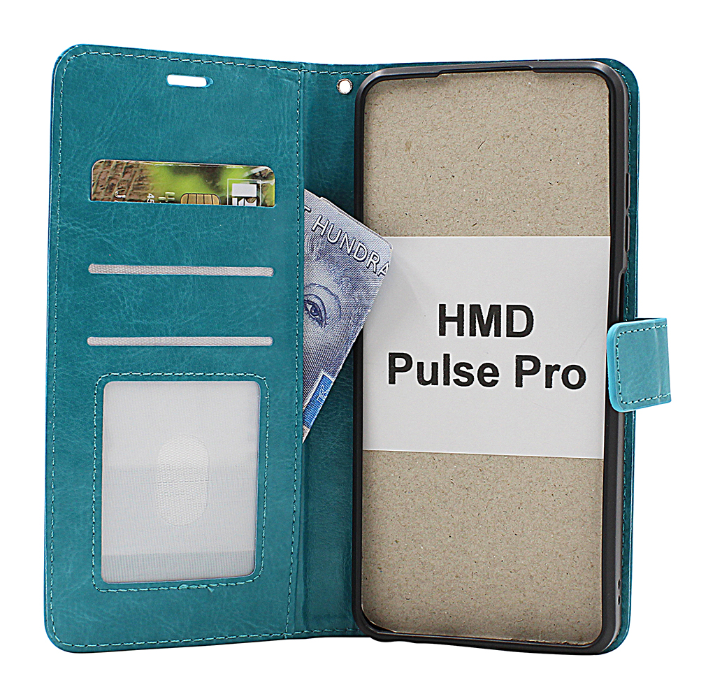 Crazy Horse HMD Pulse Pro / Pulse Plus Plånboksfodral