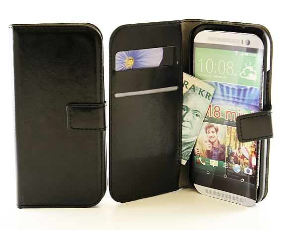billigamobilskydd.seCrazy Horse Standcase Wallet HTC One Mini 2