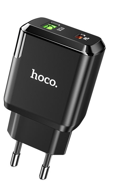 HocoHoco N5 Dual Snabbladdare Vggadapter