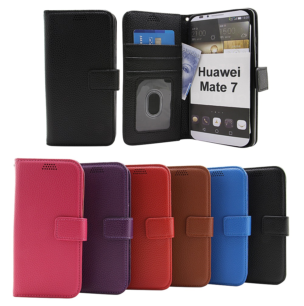 billigamobilskydd.seNew Standcase Wallet Huawei Ascend Mate 7