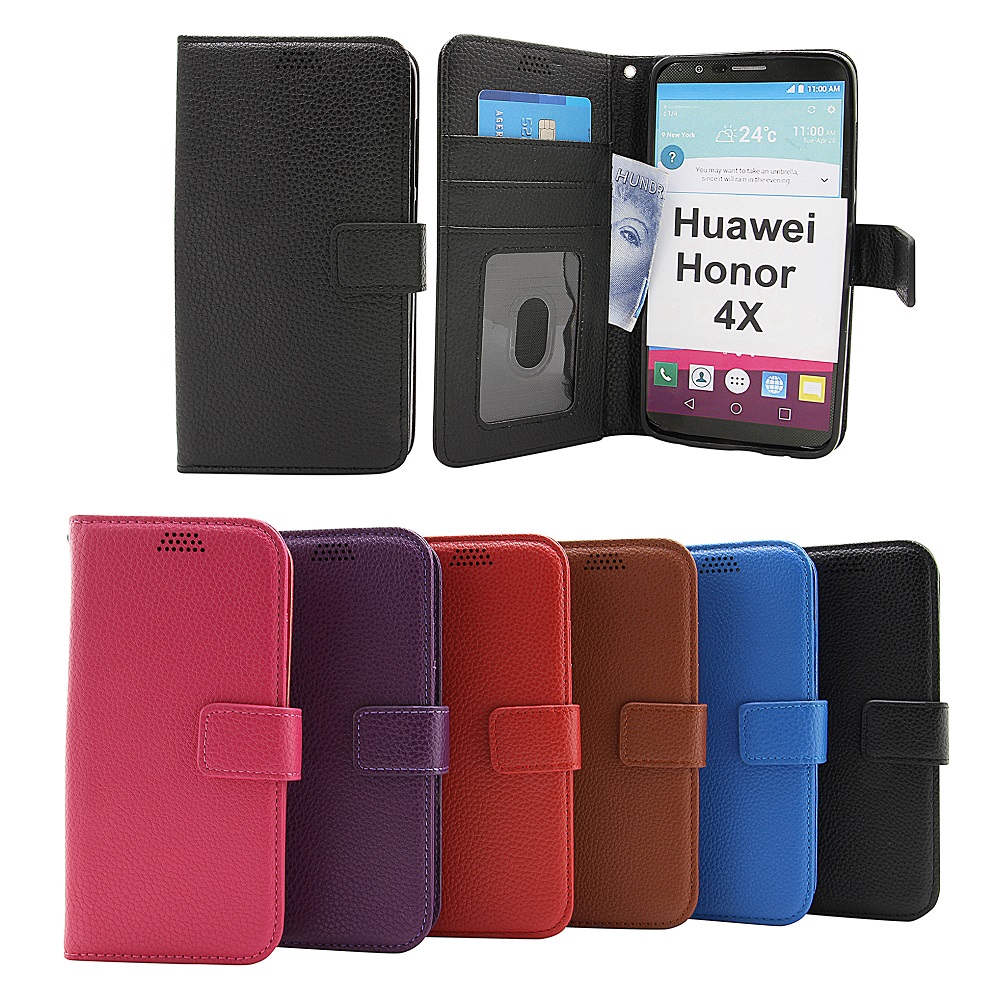 billigamobilskydd.seNew Standcase Wallet Huawei Honor 4X (CHE2-L11)