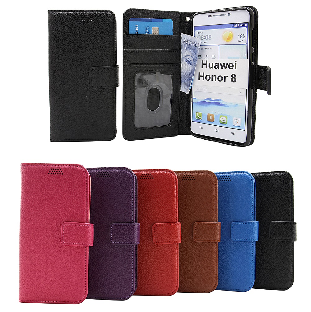 billigamobilskydd.seNew Standcase Wallet Huawei Honor 8 Lite (PRA-LX1)