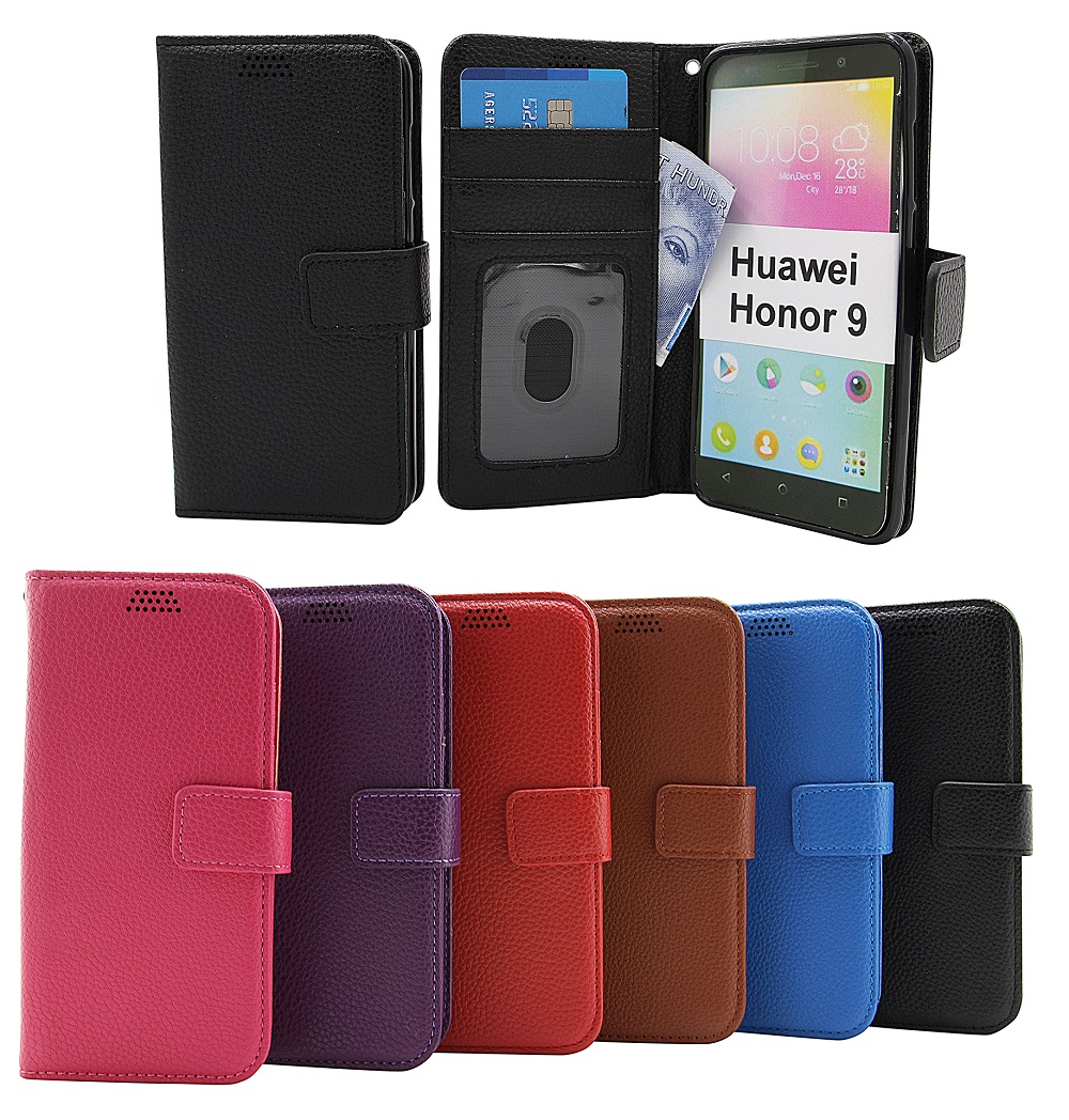 billigamobilskydd.seNew Standcase Wallet Huawei Honor 9 (STF-L09)