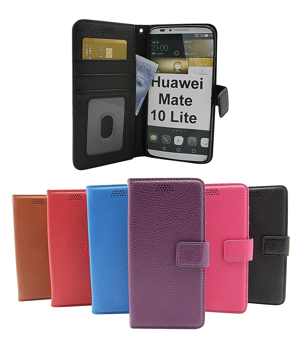 billigamobilskydd.seNew Standcase Wallet Huawei Mate 10 Lite (RNE-L21)