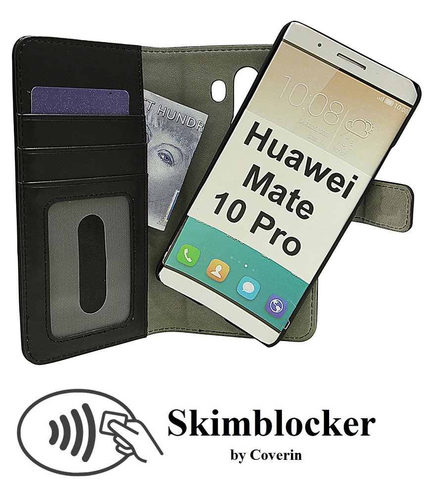 CoverInSkimblocker Magnet Fodral Huawei Mate 10 Pro