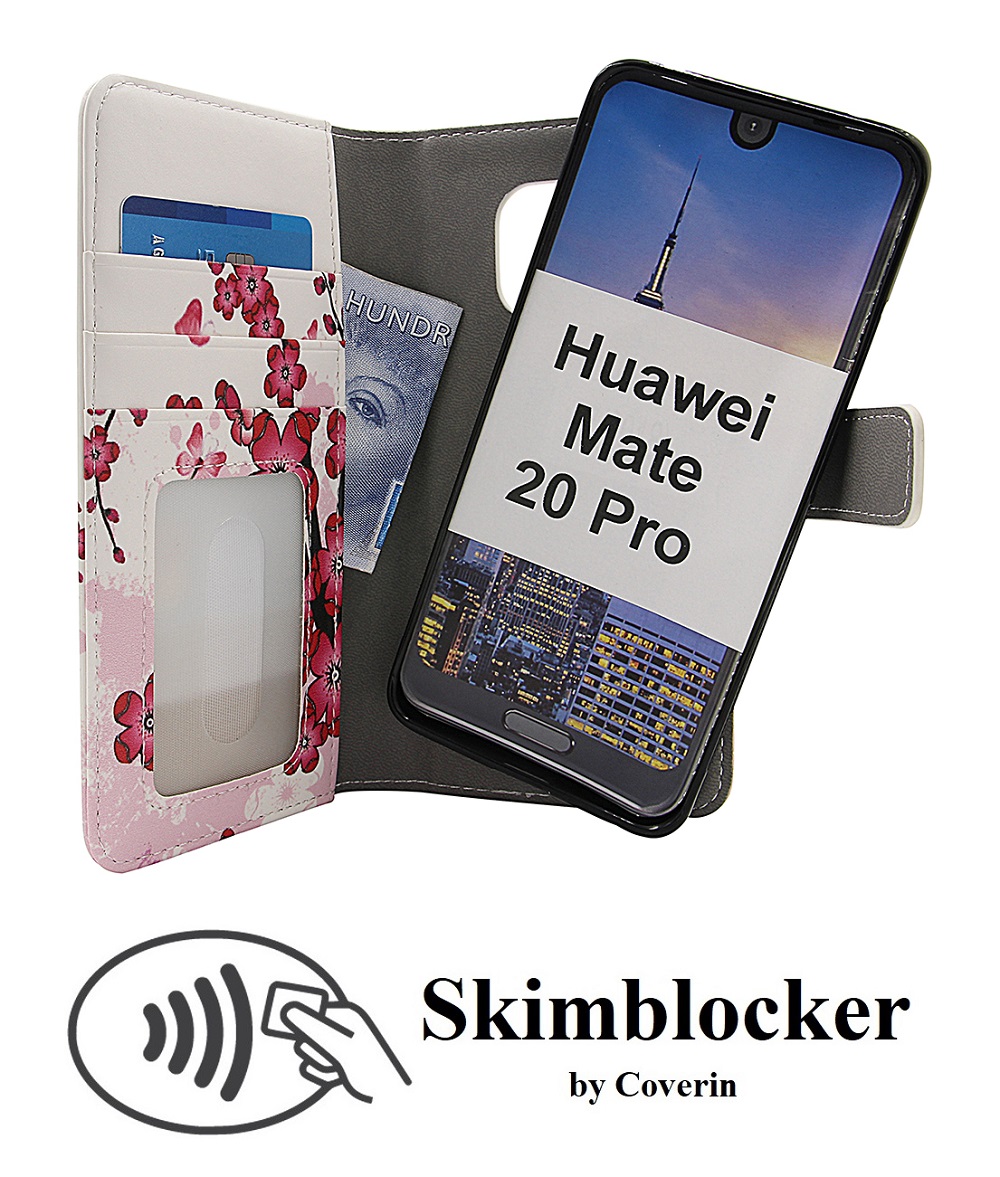CoverInSkimblocker Magnet Designwallet Huawei Mate 20 Pro