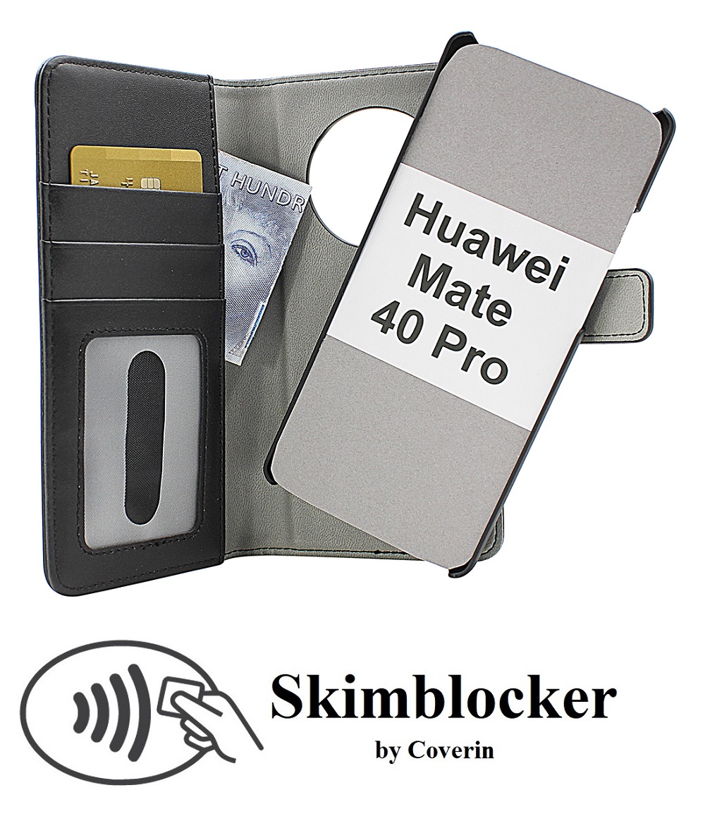 CoverInSkimblocker Magnet Fodral Huawei Mate 40 Pro