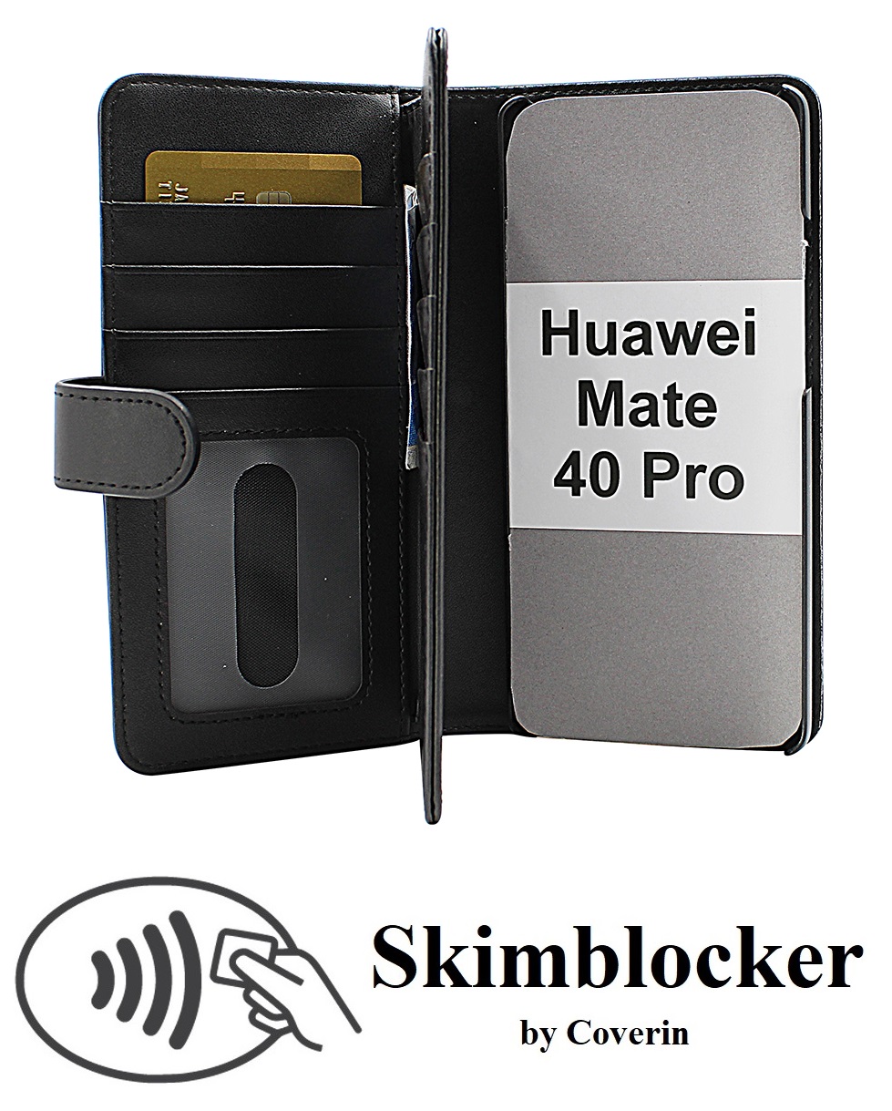 CoverInSkimblocker XL Wallet Huawei Mate 40 Pro