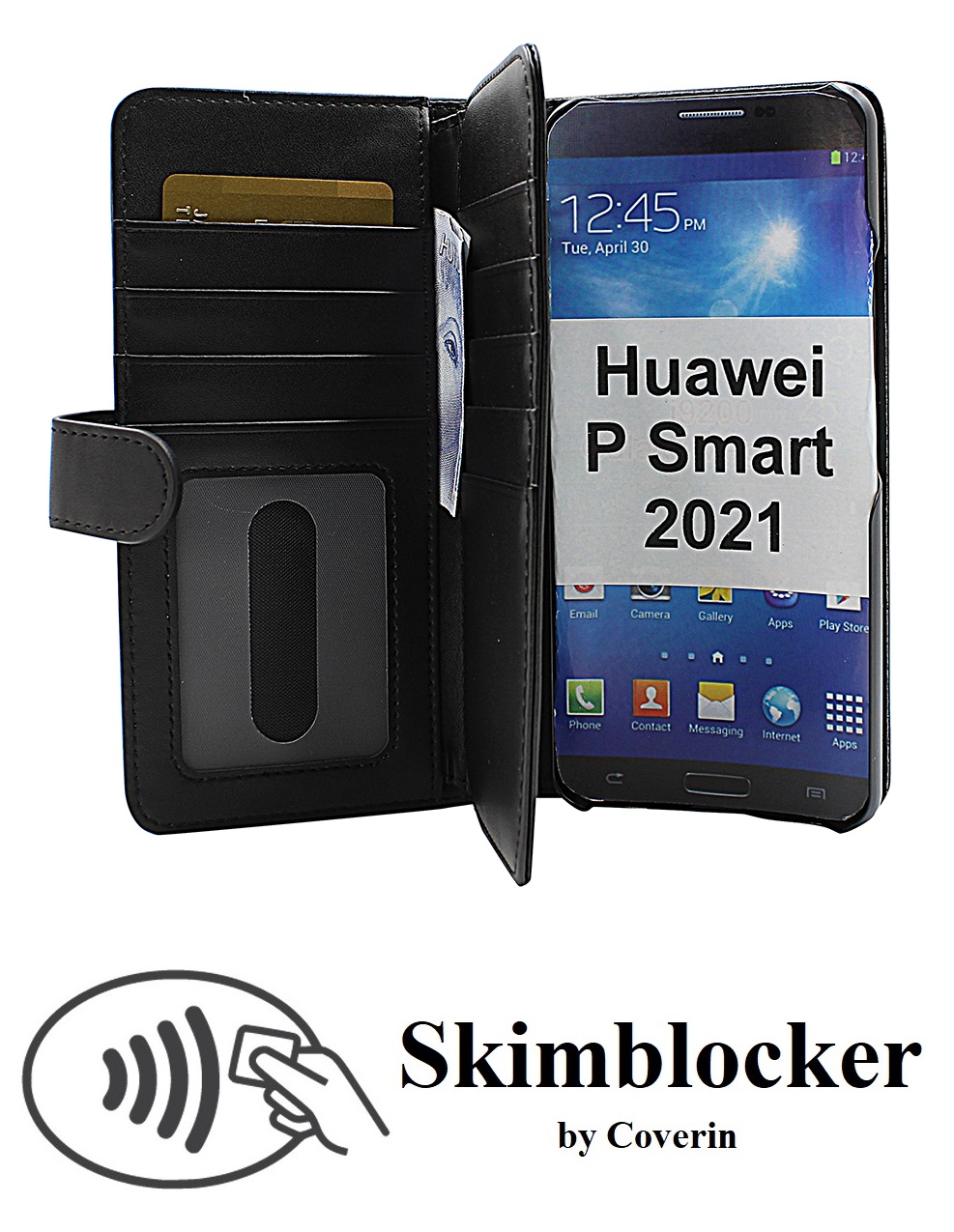 CoverInSkimblocker XL Wallet Huawei P Smart 2021