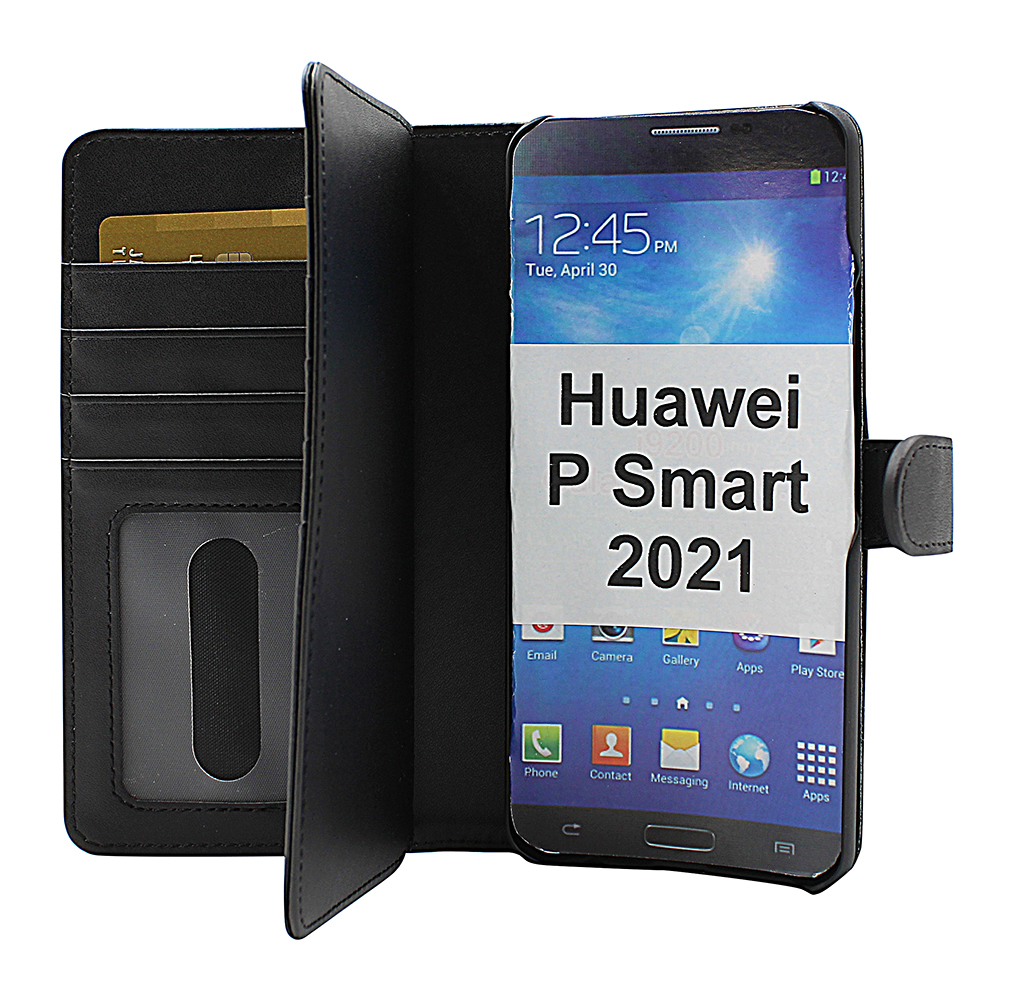 CoverInSkimblocker XL Magnet Fodral Huawei P Smart 2021