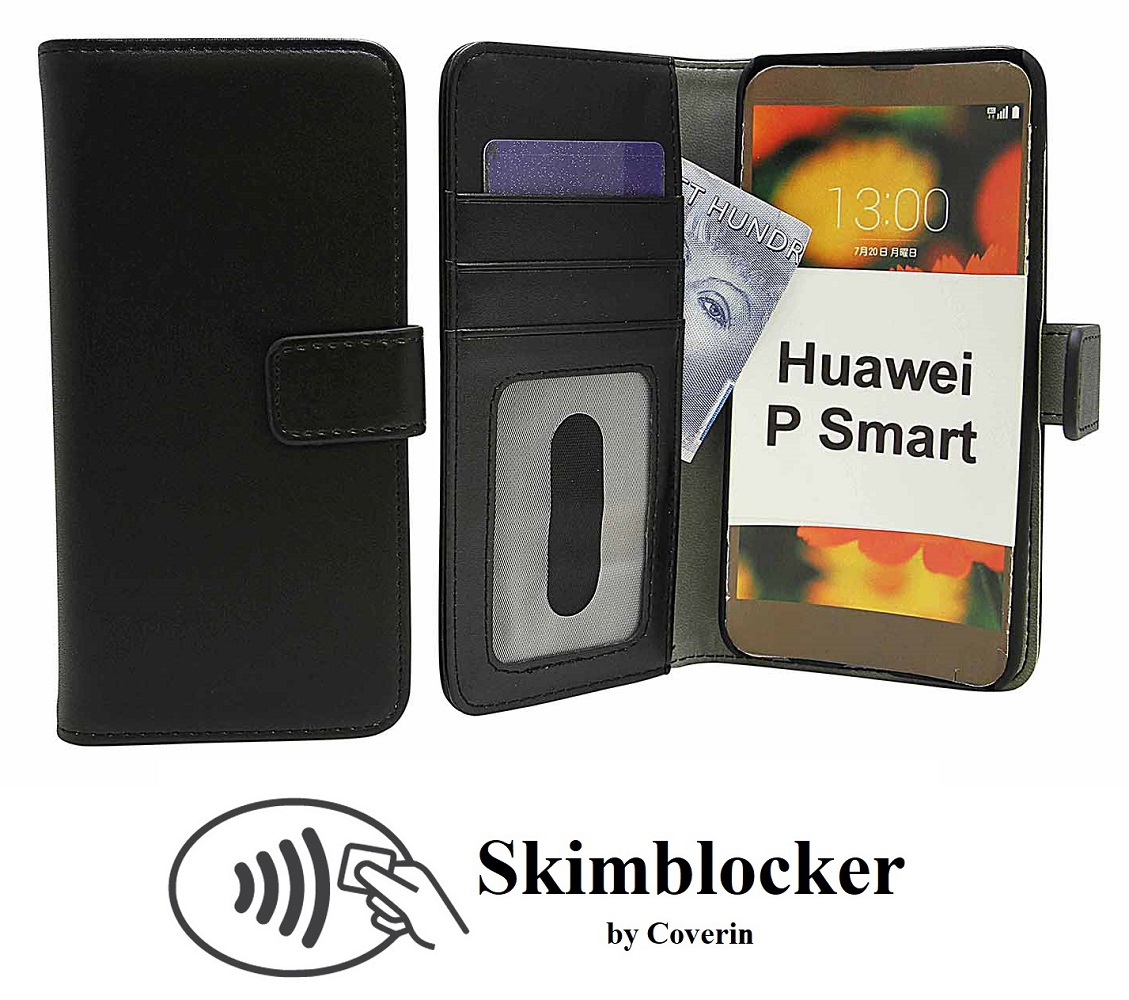 CoverInSkimblocker Magnet Fodral Huawei P Smart (FIG-LX1)