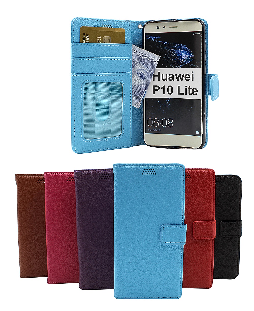 billigamobilskydd.seNew Standcase Wallet Huawei P10 Lite