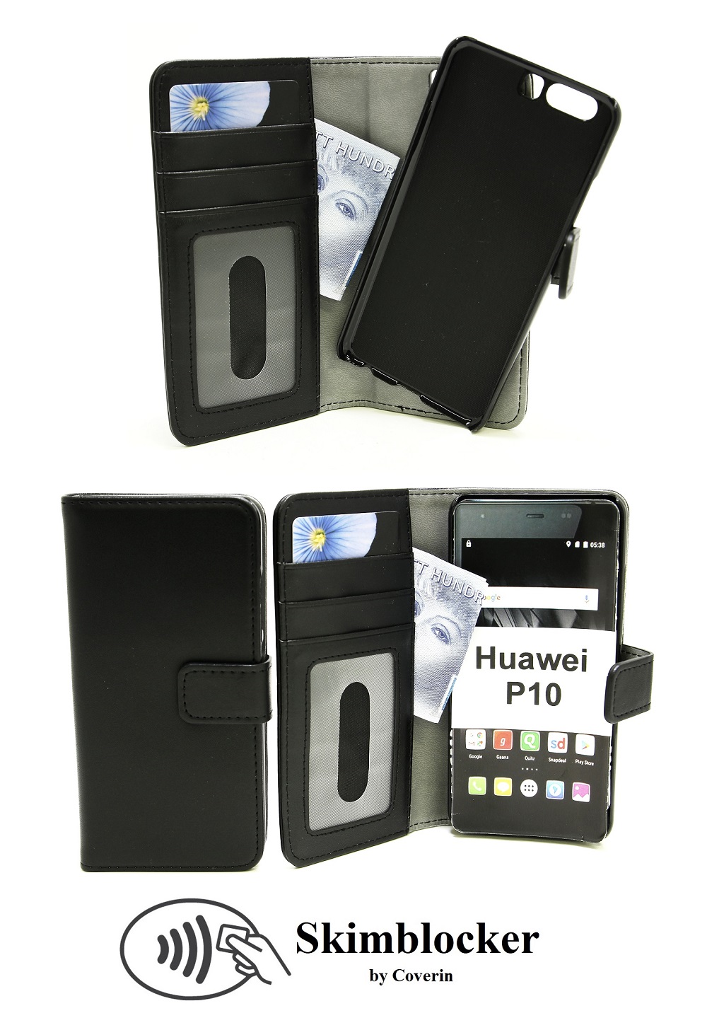 CoverInSkimblocker Magnet Fodral Huawei P10 (VTR-L09/VTR-L29)