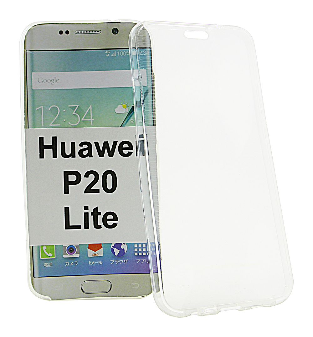 billigamobilskydd.seUltra Thin TPU Front & Back TPU skal Huawei P20 Lite