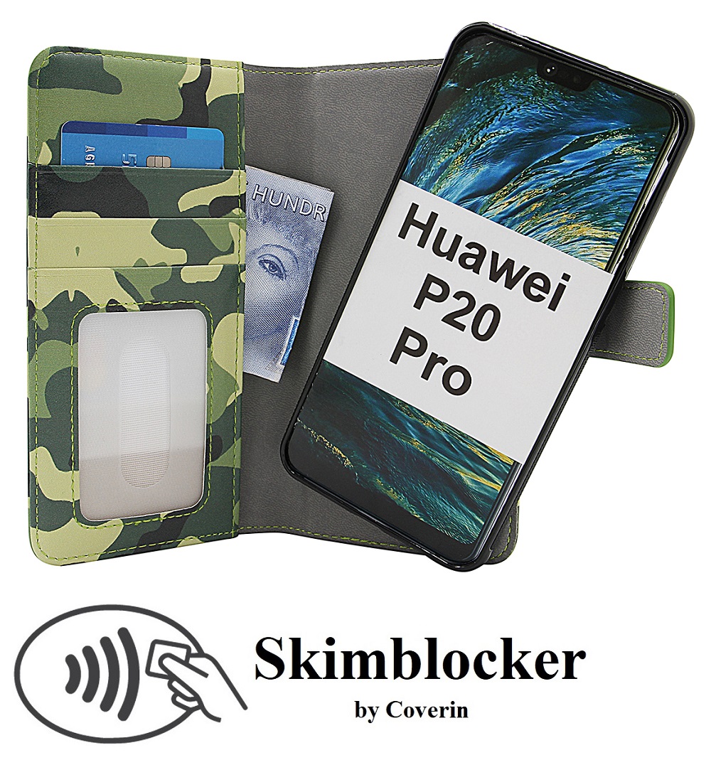 CoverInSkimblocker Magnet Designwallet Huawei P20 Pro (CLT-L29)