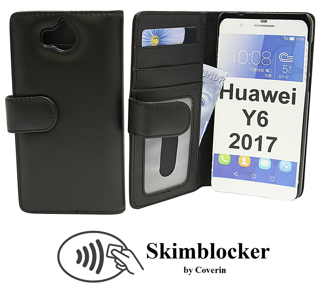 CoverInSkimblocker Plnboksfodral Huawei Y6 2017 (MYA-L41)
