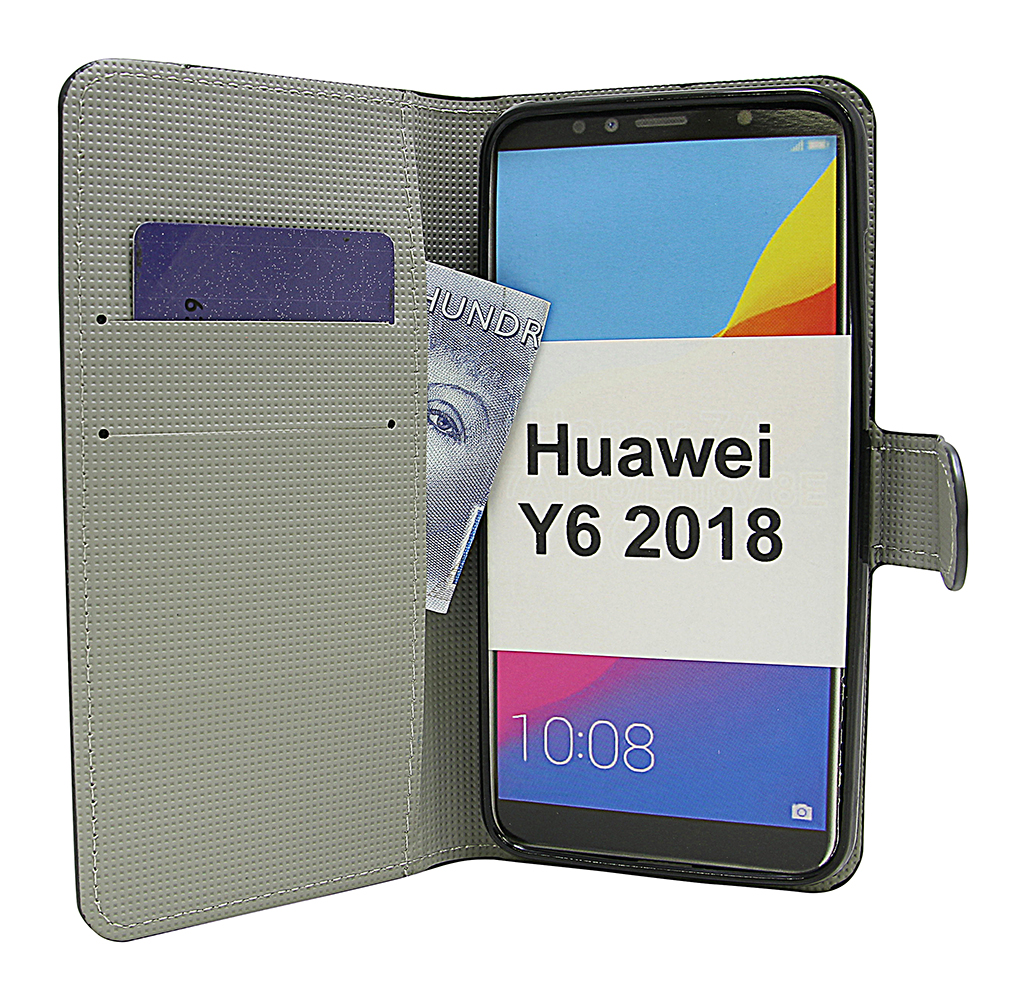 billigamobilskydd.seDesignwallet Huawei Y6 2018