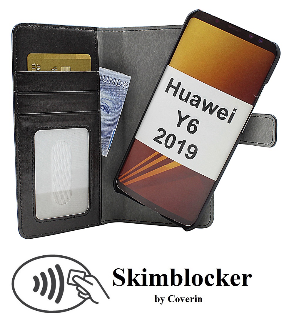 CoverInSkimblocker Magnet Designwallet Huawei Y6 2019
