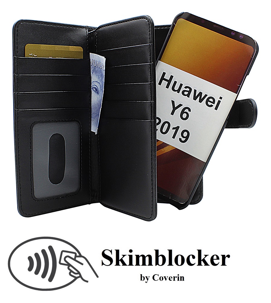 CoverInSkimblocker XL Magnet Fodral Huawei Y6 2019