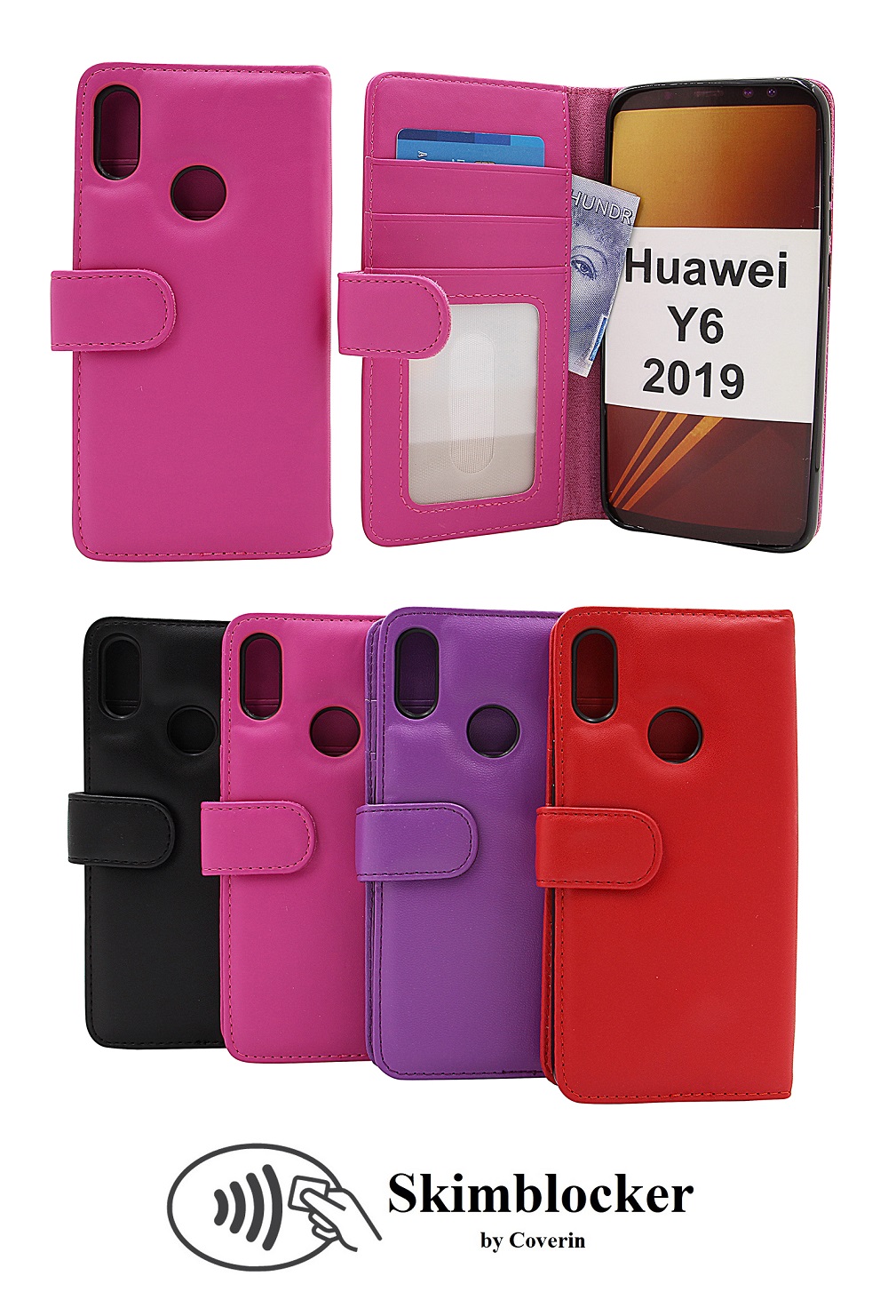 CoverInSkimblocker Plnboksfodral Huawei Y6 2019