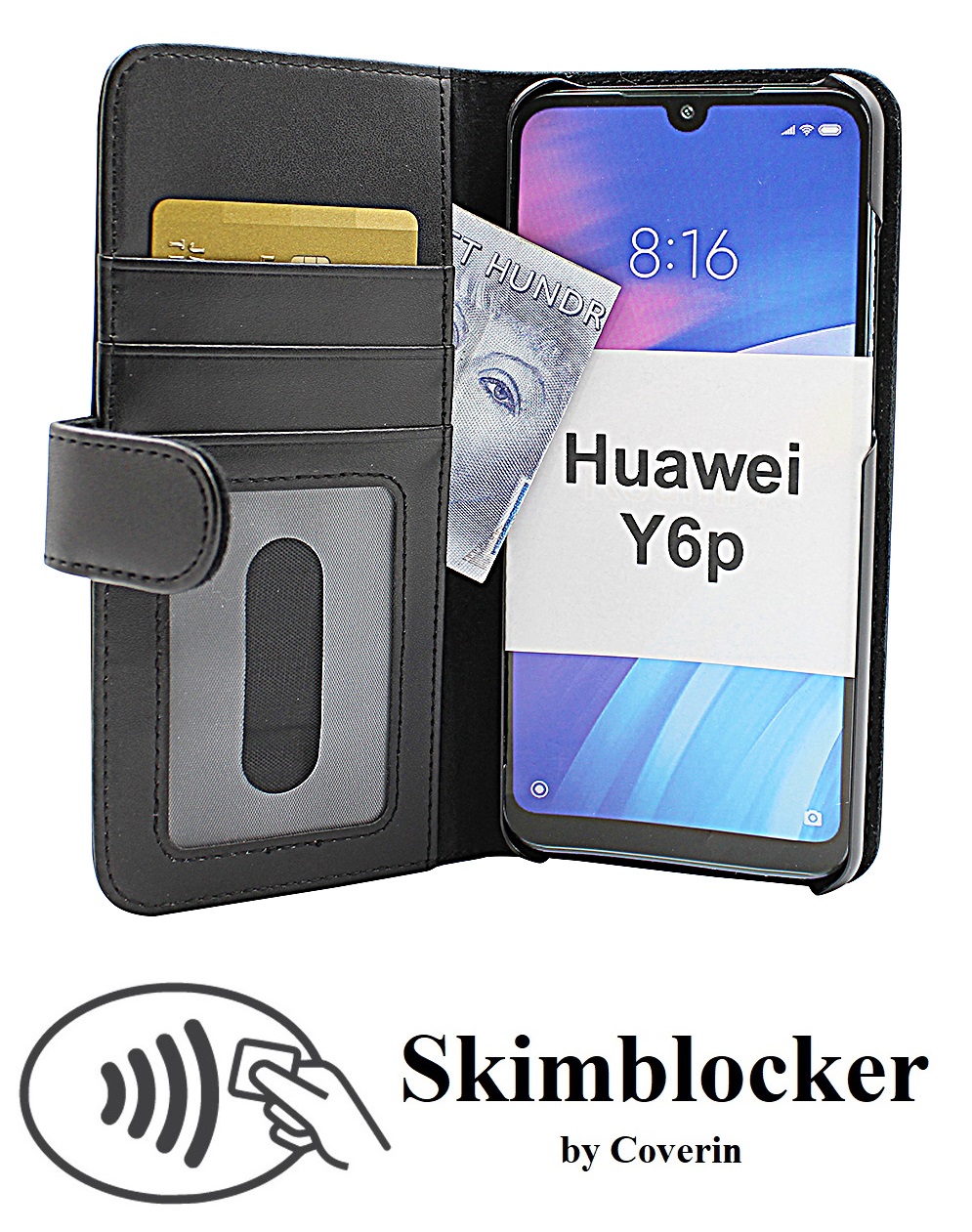billigamobilskydd.seSkimblocker Plnboksfodral Huawei Y6p