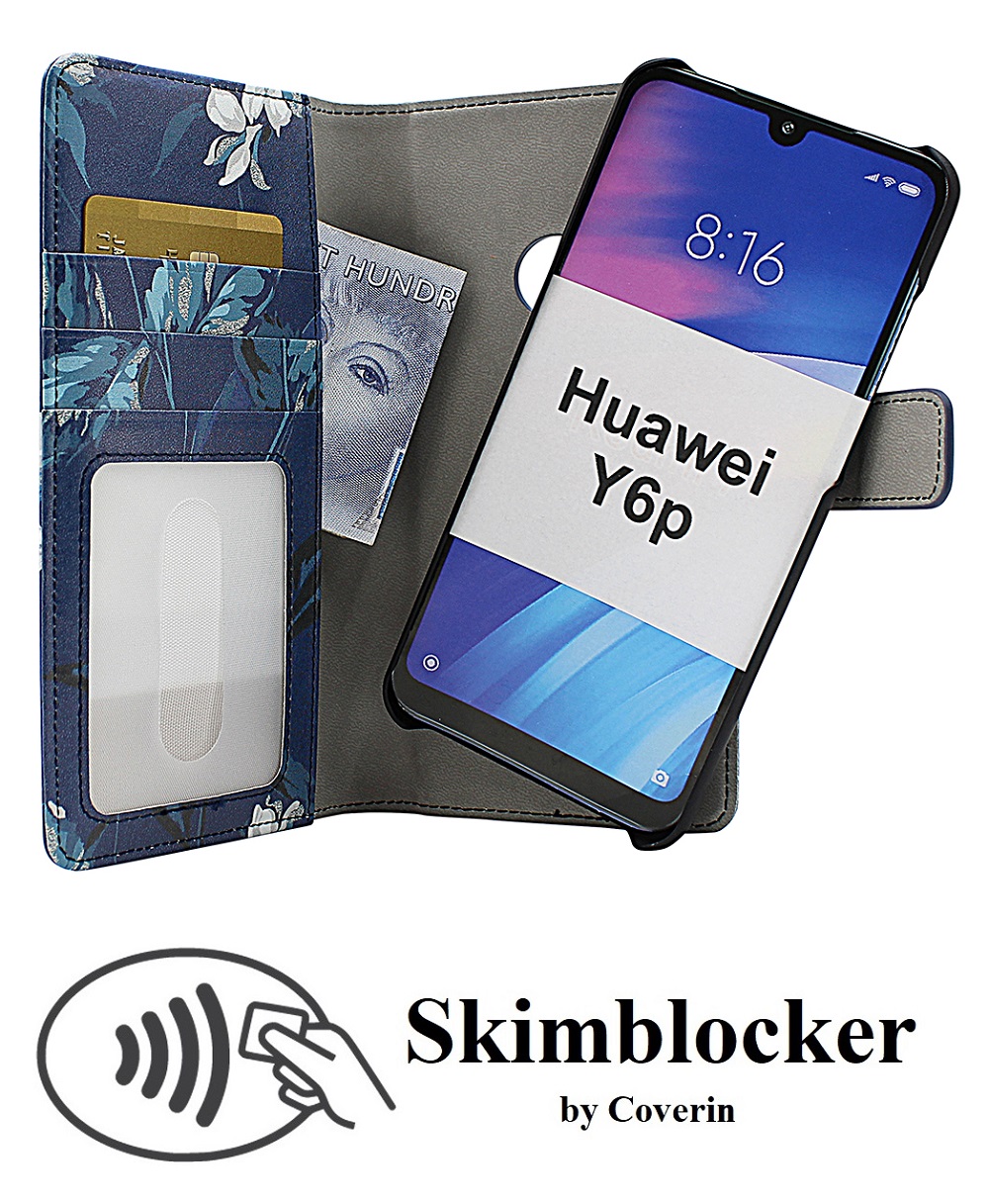 billigamobilskydd.seSkimblocker Magnet Designwallet Huawei Y6p