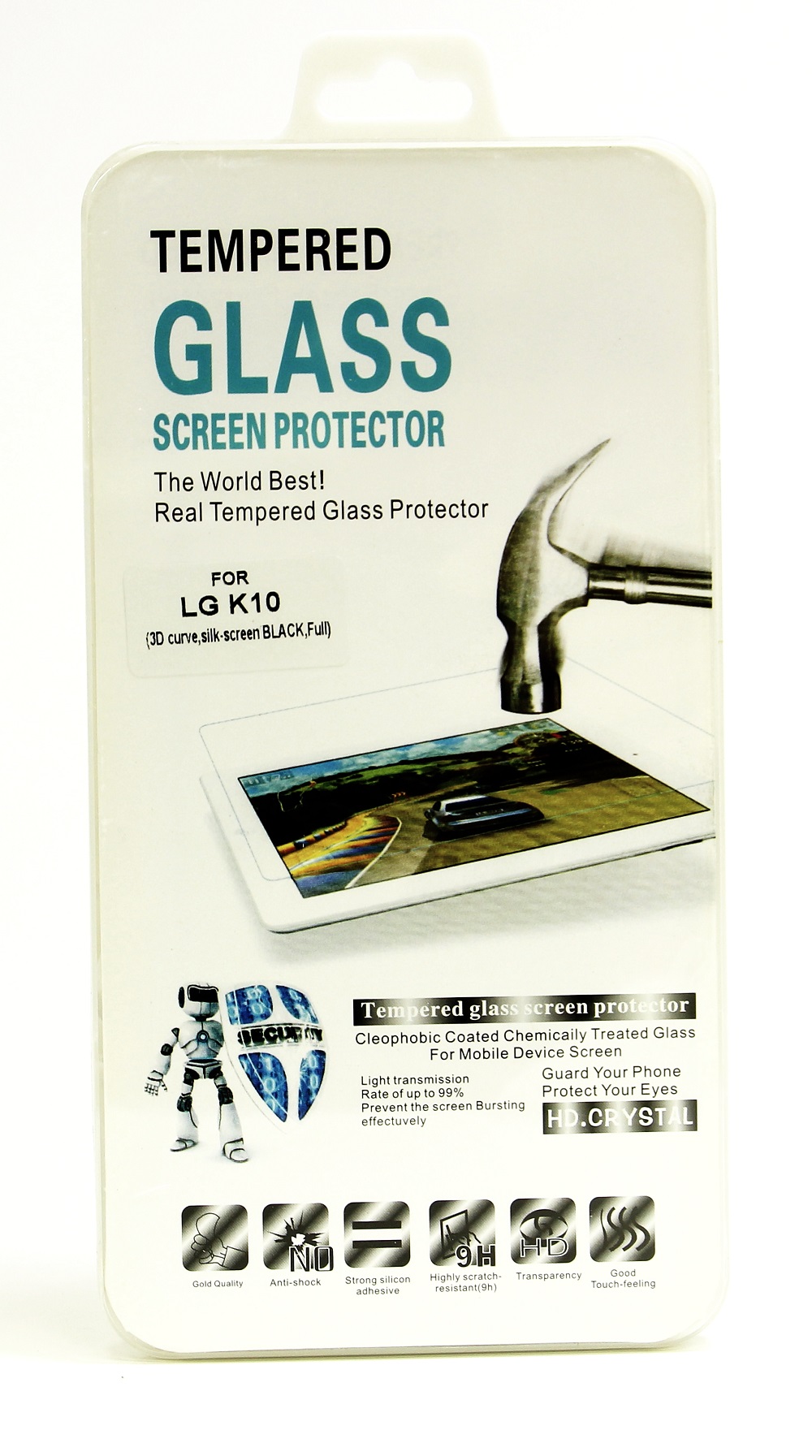 billigamobilskydd.seFull Frame Glas skydd LG K10 (K420N)
