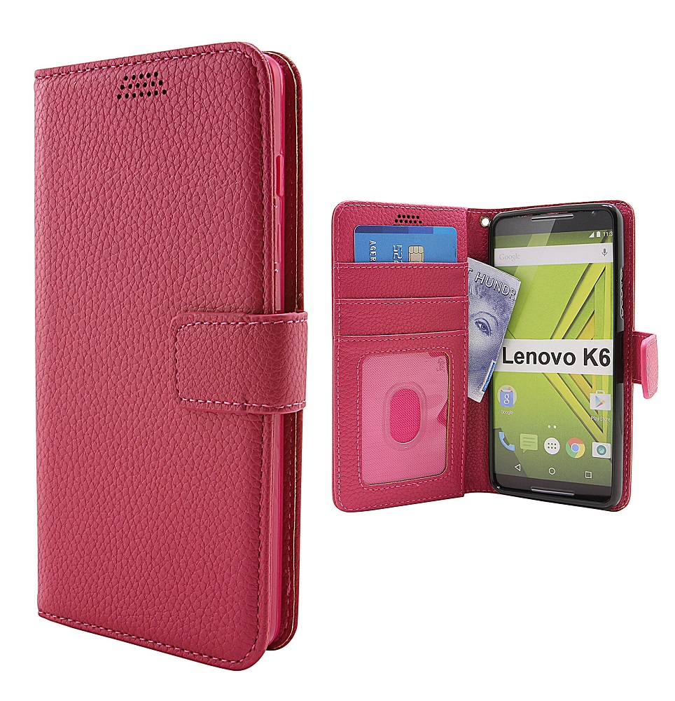 billigamobilskydd.seNew Standcase Wallet Lenovo K6 (K33a48 / K33a42)